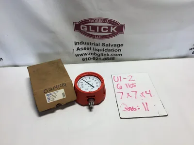 Wika 50302531 – 232.34DD 4.5″ Pressure Gauge 1/4″ NPT LM -30INHG/30PSI 316SS Conn