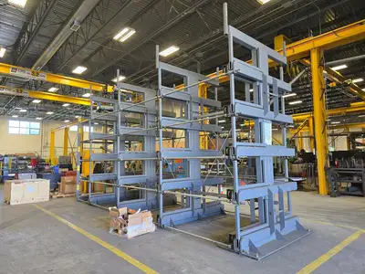 Used STEEL STORAGE SYSTEMS 5T-4G-30X75R-24 Racks/Shelving British Columbia CA | Lenmark #1440515