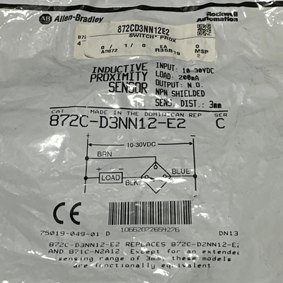 NEW Allen-Bradley 872C-D3NN12-E2 C
