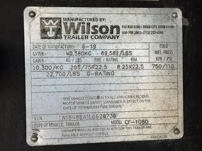 USED 2020 WILSON ROADBRUTE