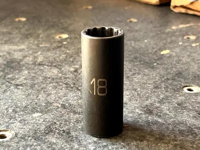 Matco BDP18M2V 18mm Deep Impact Socket 1/2" Drive 12 Point USA Metric No Marks