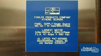 USED Fowler Fowler Capper, Model CAS-8/360