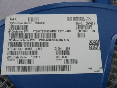 New | in-Stock C&K _UNKNOWN_ Relays & Switches Texas US | OCO Industrial #1690319