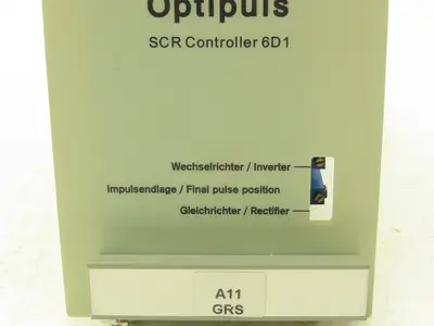 SMS Elotherm 6D1 Optipuls SCR Controller Printed Circuit Control Board A11 GRS