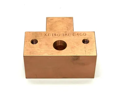 USED ATI COPPER WELDING BLOCK