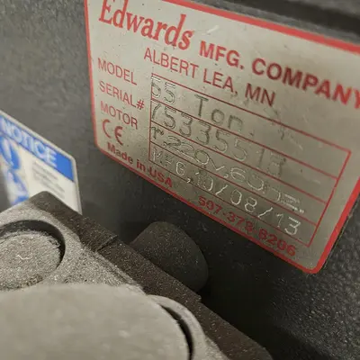 USED 2013 EDWARDS 55 TON