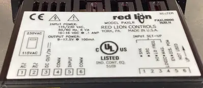 RED LION CONTROLS PAXLR000 Lite Rate Meter 6 Digit 5B-19