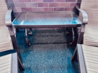 Used WOODARD FREMONT SLING CHAIR AND OTTOMAN Estate & Personal Property Michigan US | Miedema Asset Management Group #1338457