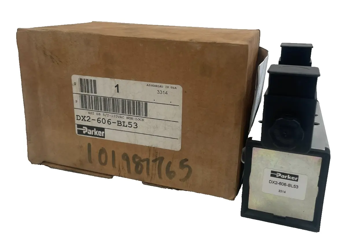 NEW PARKER DX2-606-BL53 VALVE SZ2 DS 5/2-120VAC NON-LOCK DX2606BL53