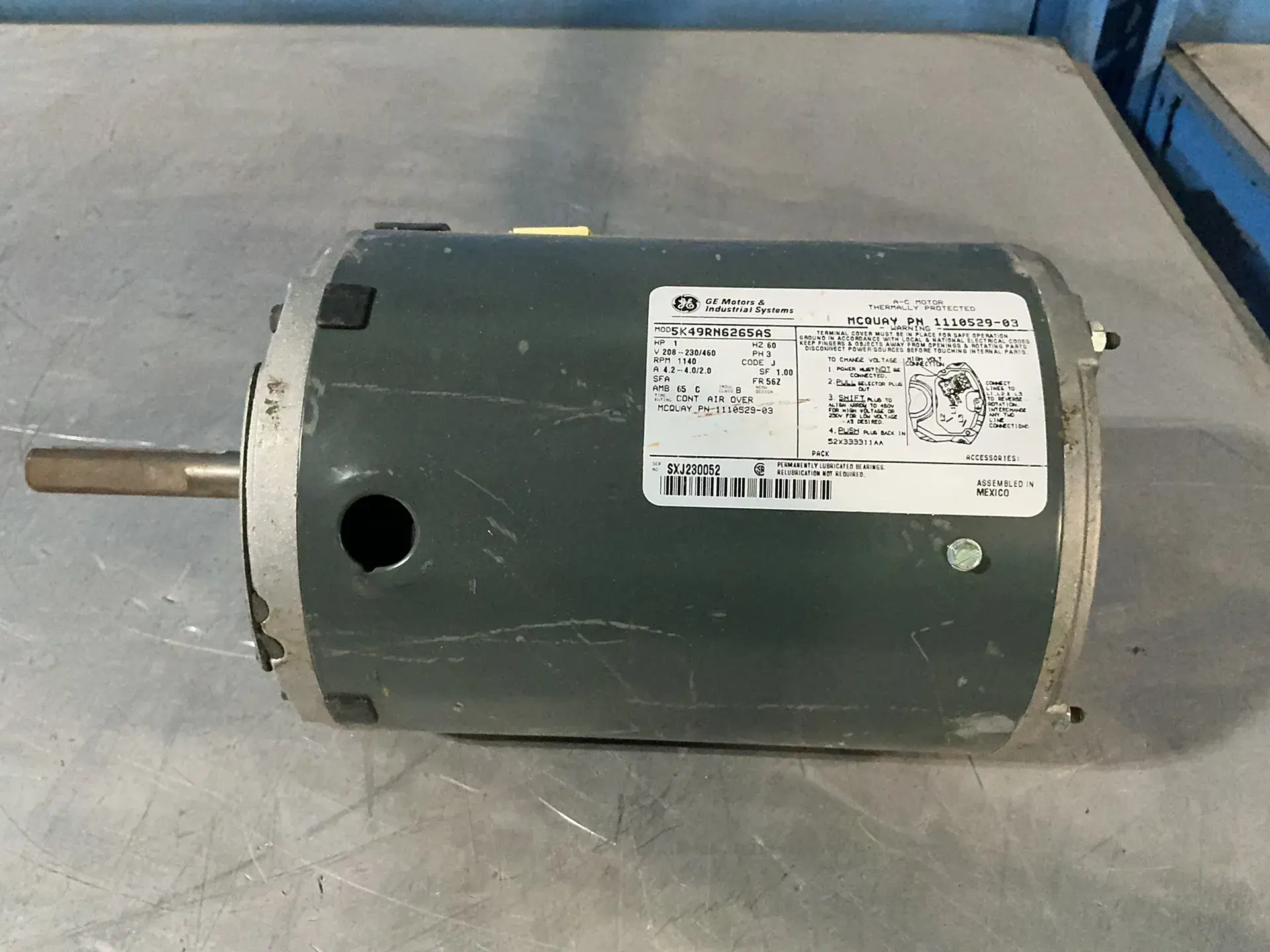 Used GENERAL 5K49RN6265AS Motors (misc) Ohio US | HGR 24 #1556801