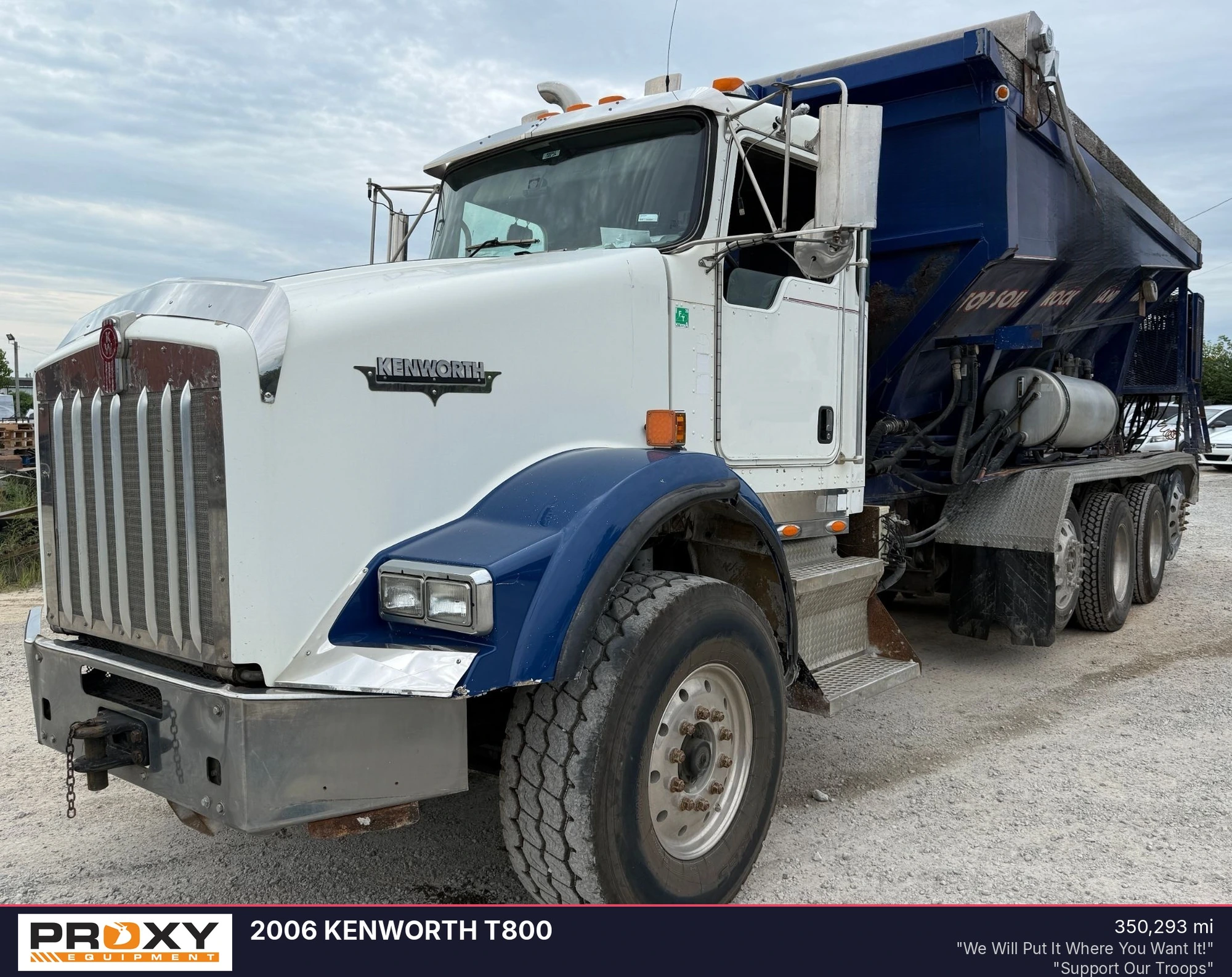 Used 2006 KENWORTH T800 Dump trucks Kentucky US | Proxy Equipment #1424205