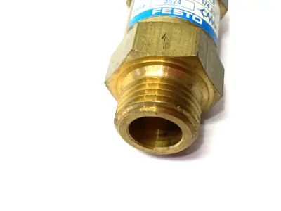 USED FESTO NON-RETURN VALVE, BRASS BODY, H-1/2-B