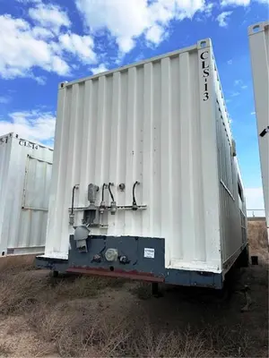 (5) Pieralisi Jumbo 3 containerized decanter centrifuges, 414/304SS.