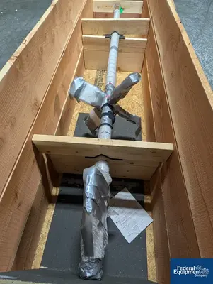 NEW Pfaudler 500 Gal Pfaudler Glass Lined Agitator Shaft