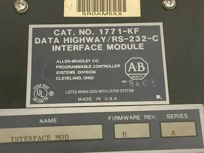 USED ALLEN-BRADLEY 1771-KF