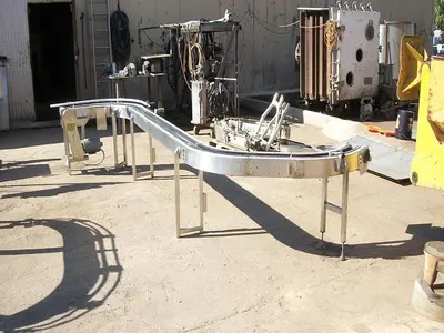 Conveyor, Belt, 8" x 16', Pacific, 90 Deg, Frame Only, #S738574