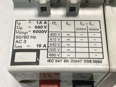 USED KLOCKNER MOELLER PKZM1-1,6