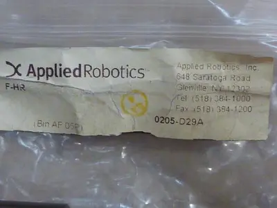 NEW APPLIED ROBOTICS INC 0205-D29A