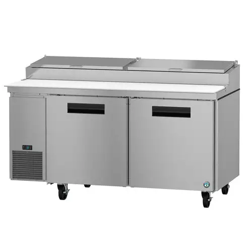 Hoshizaki PR67A Steelheart 67" Pizza Prep Table w/ Refrigerated Base, 115v