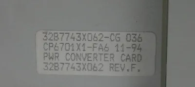 USED FISHER ROSEMOUNT CP6701X1-FA6 CONVERTER CARD CP6701X1FA6
