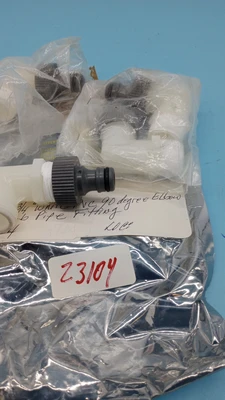 LOT OF 4 TAPER 3/4" FITTINGS WITH 90 DEGREE ELBOW