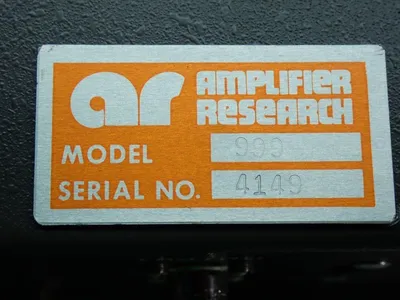 USED AMPLIFIER RESEARCH 999