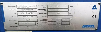 Used _UNKNOWN_ _UNKNOWN_ Decanter Centrifuges Florida US | Sanders Equipment #1314806