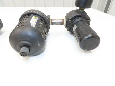 Master Pneumatic Norgren R74G-4AK-RMN FD100-4 Regulator Filter Assembly Lot of 2