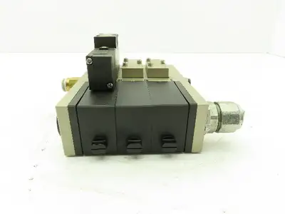 SMC VFR2100-5FZ Pneumatic Air Directional Control Spool Valve Manifold 24VDC