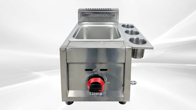 171-0456 3.5 Gallon Single Countertop Propane Deep Fryer