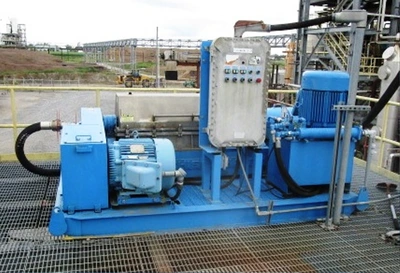 Hutchison-Hayes 5500 fully hydraulic XP oilfield skid, 316SS.