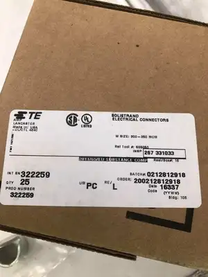 TE Connectivity 32259 Solistrand Electrical Connector/Ring Terminals 300-350MCM