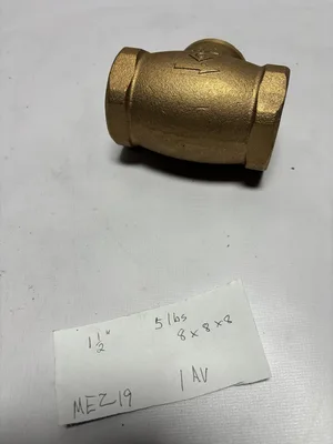 C 1 1/2” Bronze Swing Check Valve NPT 125 S 200 CWP