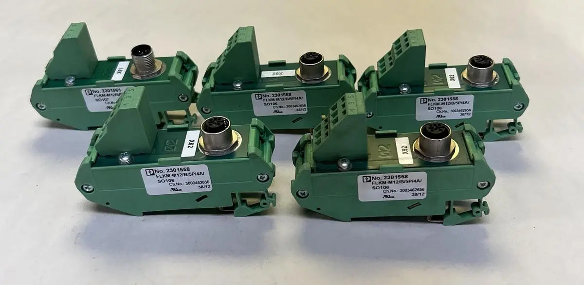 USED PHOENIX CONTACT FLKM-M12/B/5P/4A/SO106
