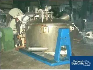 Used Western States Machine 60" X 20" WESTERN STATES BASKET CENTRIFUGE, S/S Centrifuges Ohio US | Federal Equipment Company #125167
