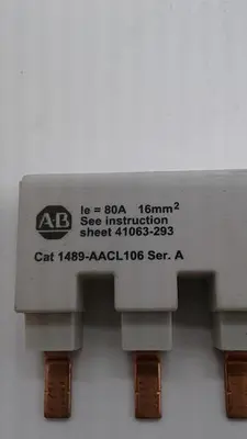 Used ALLEN-BRADLEY ALLEN-BRADLEY 106 AC BUS BAR 6 POLE CIRCUIT BREAKER 1489-AACL SER.A Circuit Breakers | ND Industrial Surplus #1212016