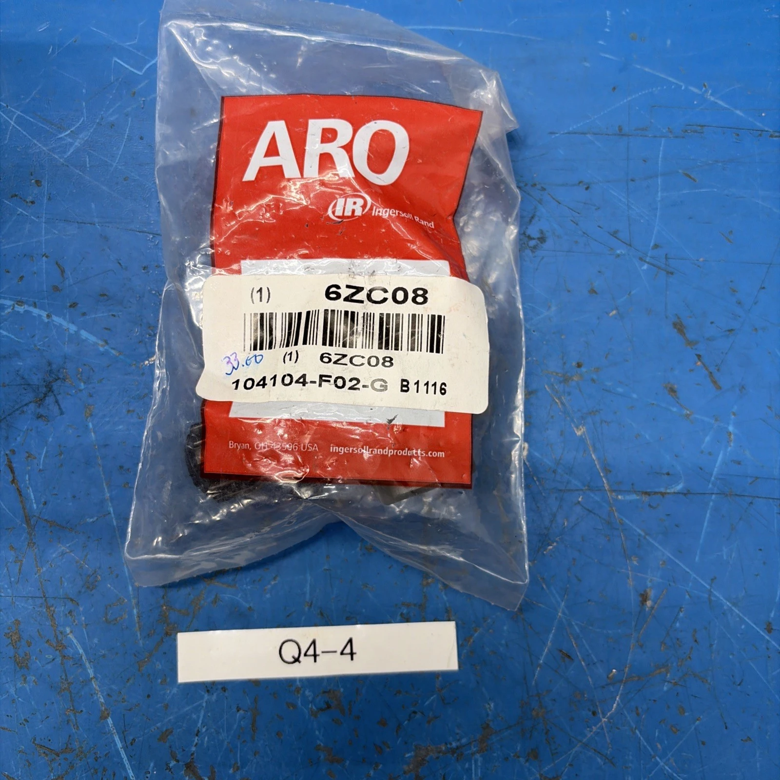 New | in-Stock ARO 104104-F02-G Parts (Hydraulics and Pneumatics) Indiana US | J&J Industrial Supply #1277319