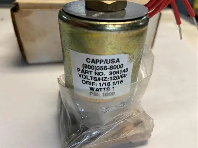 Used CAPP/USA 308145 Solenoid Valves Ohio US | Surplus Asset Holdings #1234527