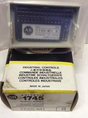 New | in-Stock ALLEN-BRADLEY 1745-M1 SERIES B Memory Ohio US | Surplus Asset Holdings #1235884