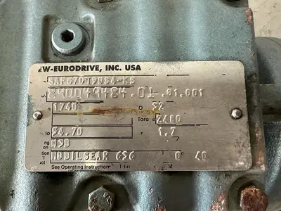 Sew-Eurodrive 1.5 HP Motor w/ Gear Reducer