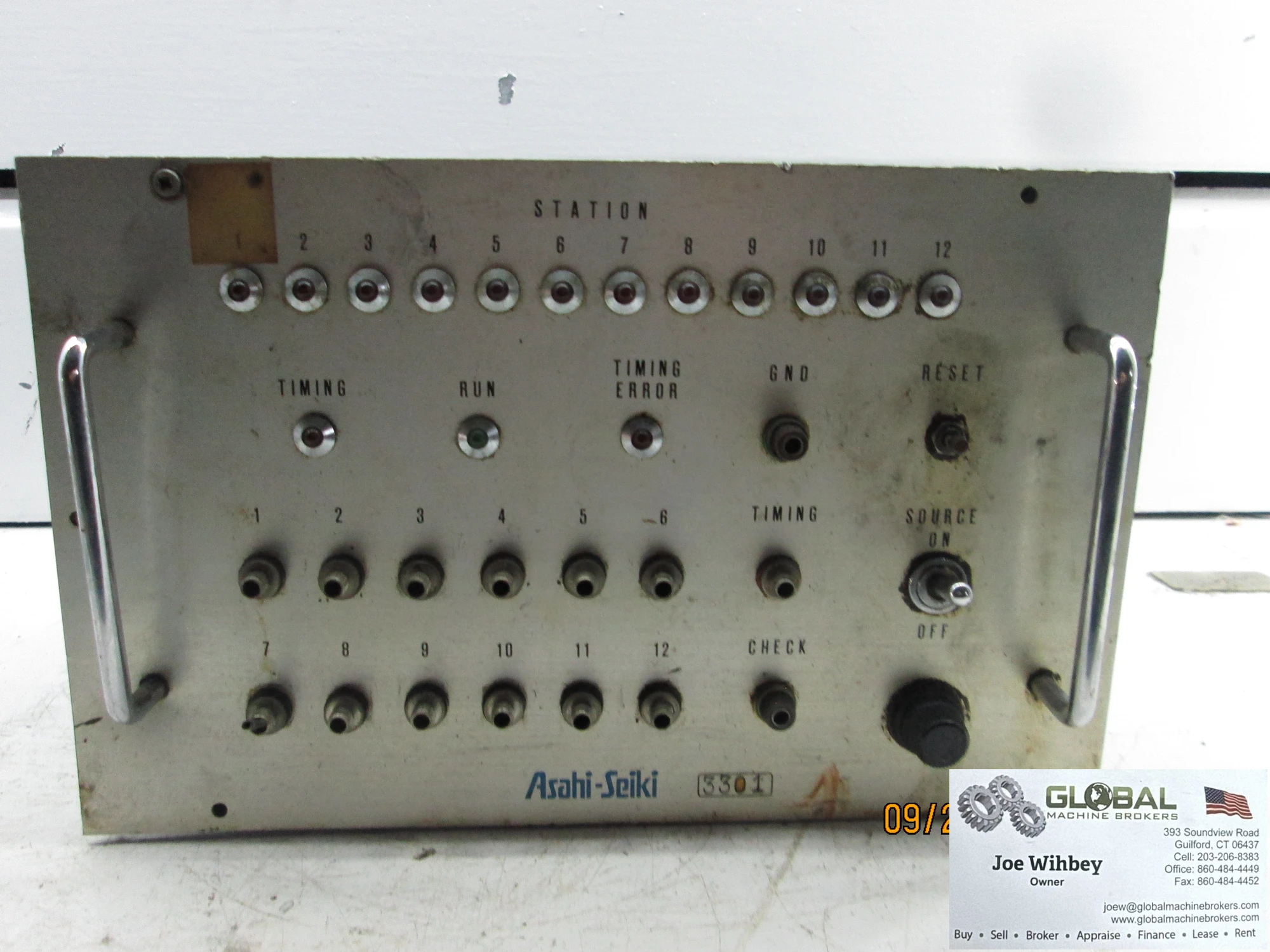 Asahi Seiki 3301 12 Station Probe Box