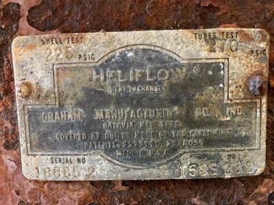 Heliflow 15SS28S Heat Exchanger