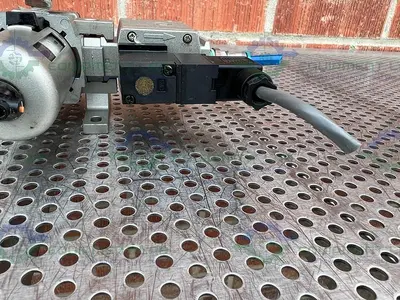USED SMC NAW3000-N03 FILTER REGULATOR 0.05-0.85MPA W/ SMC PNEUMATIC / SOLENOID  VALVE
