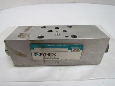 Dynex S8642-D03-A-V-21 Sandwich Control Valve Aluminum Body D03 CETOP 3