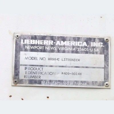 USED 2005 LIEBHERR R984C LITRONIC