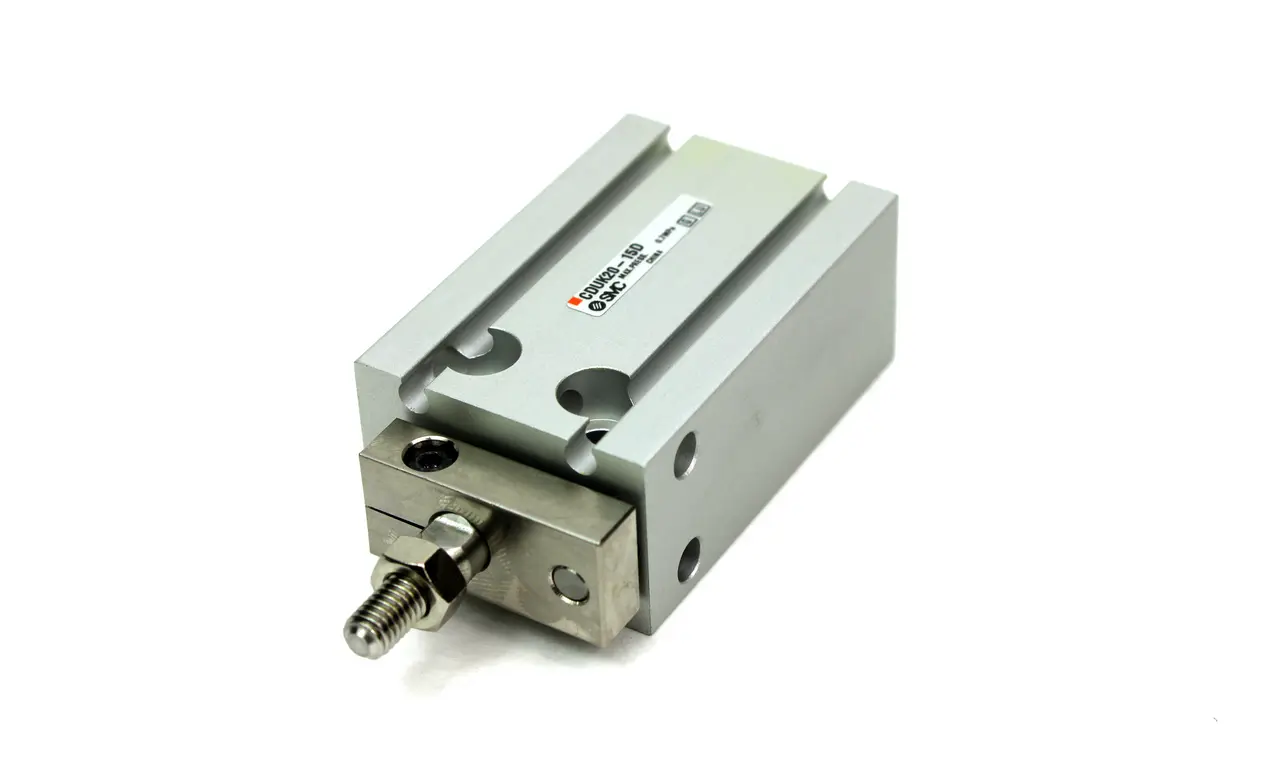 SMC CDUK20-15D Pneumatic Compact Cylinder, 20mm Bore, 15mm Stroke