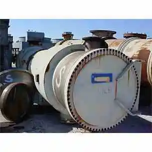 7596 sq ft struthers wells stainless steel shell & tube heat exchanger