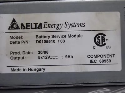 IBM / Delta Energy Systems 22R4418 Battery Service Module D0105510/03 Used