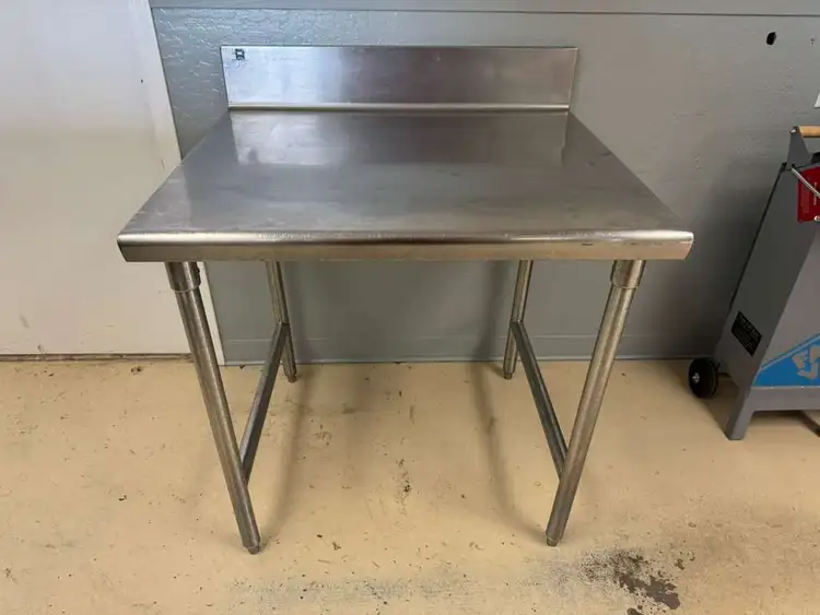 Used Falcon Restaurant Supply Used 36"X 32" Stainless Steel Table Food Prep Tables Illinois US | Falcon Restaurant Supply #1375005