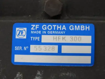 ZF Gotha HFK 300 Drive Axel Power Steering Hub Removed From Rico PLRDD100